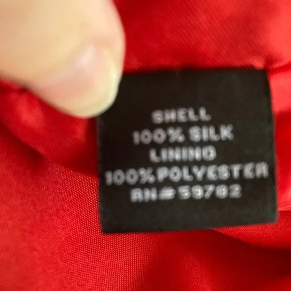 Adrianna Papell Boutique Beaded Silk Lined Daisy 🌼 Red - Picture 4 of 11